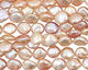 Natural Pink Coin 15-18x12-13mm