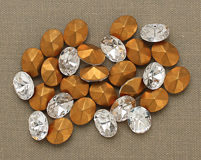 Nunn Design Crystal Oval Chaton 10x8mm