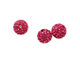 Fuchsia Pave Round 10mm (1.5mm hole)