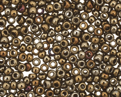 TOHO Metallic Iris Brown Round 15/0 Seed Bead
