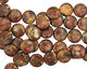 Red Creek Jasper w/ Pyrite Puff Coin 25mm