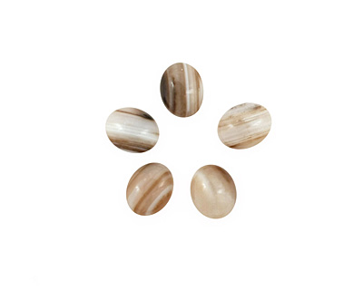 Black Sardonyx (light) Oval Cabochon 8x10mm