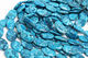 Larimar Blue Crazy Lace Flat Oval 30x20mm