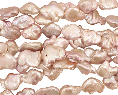 Natural Pink Keishi Nugget 24-25x15-18mm