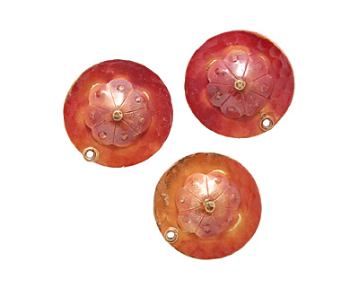 Patricia Healey Copper Capped Ring Pendant 27mm