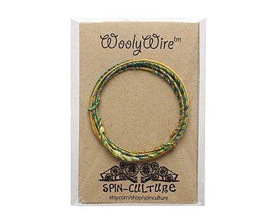 Green Tango WoolyWire 24 gauge, 3 feet