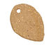 Kylie Parry Ceramic Rustic Sage Green Autumn Leaf Pendant 21x30mm