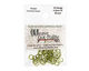 Peridot Enameled Copper Round Jump Ring 6.5mm, 18 gauge