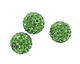 Grass Green Pave Round 12mm (1.5mm hole)
