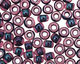 TOHO Luster Light Amethyst (with Jet Lining) Round 8/0 Seed Bead