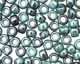TOHO Marbled Opaque Turquoise/Blue Round 8/0 Seed Bead