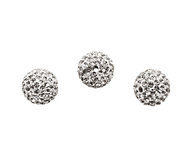 Crystal Pave Round 12mm