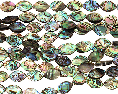 Abalone Horse Eye 15x10mm