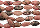 Rhodonite (w/ extra black matrix) Flat Oval 28-29x15mm