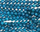 Sky Blue Agate Faceted Round 8mm