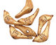 Kylie Parry Ceramic Goldenrod "Fly" Bird 10-12x28-30mm