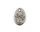 Green Girl Pewter Little Blessings Family 14x20mm