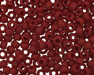 TOHO Opaque Frosted Oxblood Round 11/0 Seed Bead