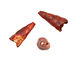 Patricia Healey Copper Small Grooved Cone 22-23x10mm