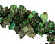 Green Impression Jasper Flat Freeform Drop Graduated 5-36x15-50mm