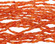 Carnelian Irregular Faceted Thin Pillow 7-8x5-6mm