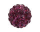 Violet Pave Round 8mm (1.5mm hole)