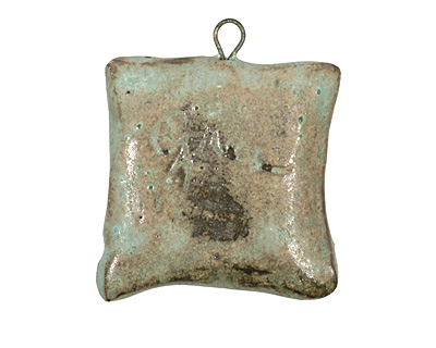Gaea Ceramic Cerulean Chocolate Square Bezel 25mm