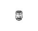 TierraCast Antique Silver (plated) Owl Euro 8x12mm