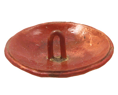Patricia Healey Copper Heart Button 24mm