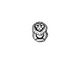 TierraCast Antique Silver (plated) Lion Euro 9x11mm