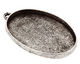 Nunn Design Antique Silver (plated) Grande Oval Bezel Pendant 44x28mm