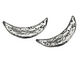 Green Girl Pewter Crescent Button 31x15mm