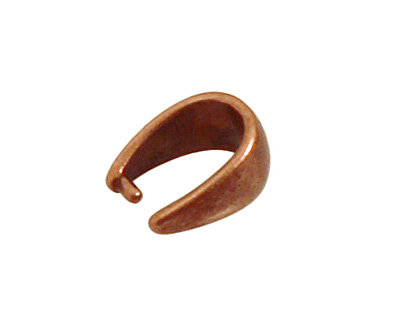 Antique Copper (plated) Pinch Bail 4x9mm
