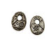 Green Girl Pewter Druid Rock 18x23mm