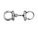 McLees Sterling Silver Multi Strand Clasp 40x13mm