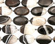 Black Sardonyx Flat Oval 40x25mm