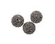 Black Diamond Pave Round 12mm (1.5mm hole)