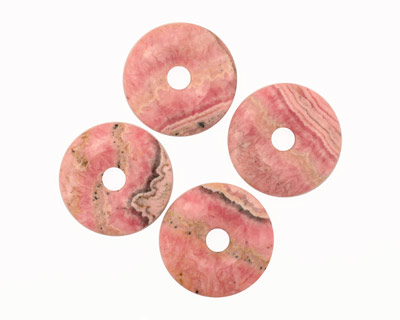 Rhodochrosite Donut 40mm