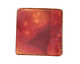 Patricia Healey Copper 2 Hole Quilted Square 20mm