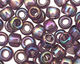 TOHO Transparent Rainbow Sugar Plum Round 6/0 Seed Bead