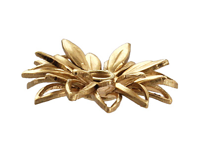 Brass Layered Daisy 14mm