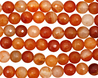 Carnelian (natural) Faceted Round 15-16mm