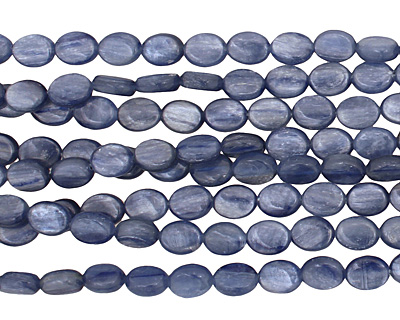 Kyanite Flat Oval 9x7mm