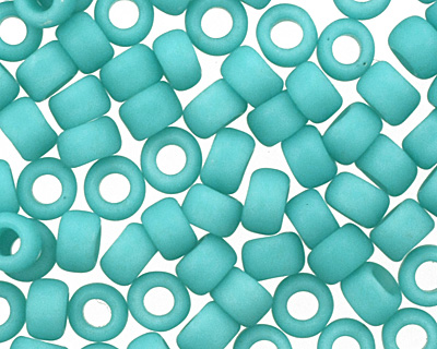 TOHO Opaque Frosted Turquoise Round 8/0 Seed Bead