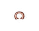 TierraCast Antique Copper (plated) Small Beaded Pinch Bail 2x10mm