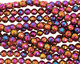 Hematite (titanium plated) Faceted Round 10mm