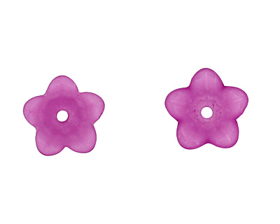 Lucite Phlox 5 Petal Petunia Flower 7x11mm