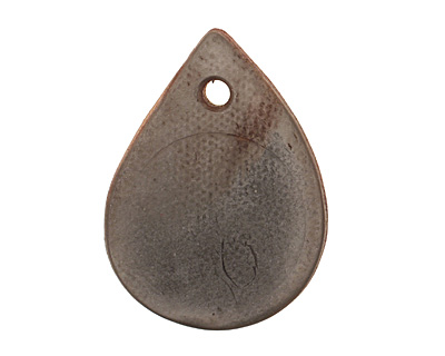 XAZ Raku Teardrop Pendant 35x48-49mm