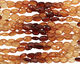 Hessonite Faceted Flat Oval 8-9x6mm