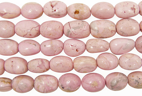 Rhodochrosite (soft pink) Tumbled Nuggets 13x10-24x13mm